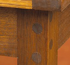 Table Joint with Dowel